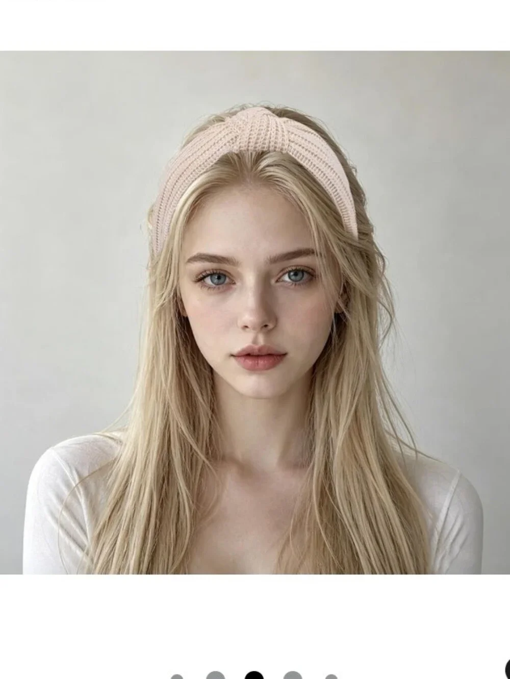 4pcs Knotted Headbands for WomenNeutral Fall Wide Knitted Headbands